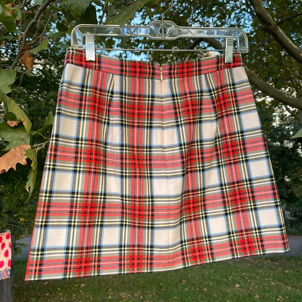 J. Crew plaid Stewart Skirt - perfect for Autumn - New with tags - Picture 5 of 11